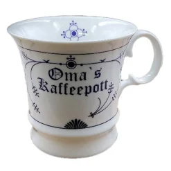 Antik und Kultiges Omas Kaffeepott Indisch Blau – Klassische Tasse aus Porzellan, ca. 9,5 x 9,5 cm