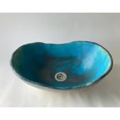 Atelier Schoening Ovales Waschbecken Karibik /  Ø 45/32 cm Höhe 15/12 cm