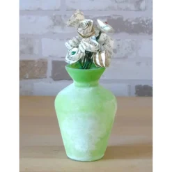 Sale Büchertruhe Papierrosenstrauß aus alten Buchseiten – Kleine Rosen – Handgemachte Blumendeko – Geschenkidee