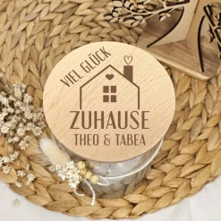 Die Farbkleckserei 123 Personalisiertes Geschenk zum Richtfest Haus Bauherr 2025 Bauherrin 2025