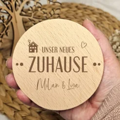 Die Farbkleckserei 123 Personalisiertes Geschenk zum Richtfest Haus Bauherr 2025 Bauherrin 2025