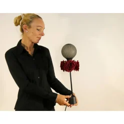 Clearance Interieur-Idee Rosen Nachttischlampe – romantische Blumenlampe für Schlafzimmer, Cottagecore Deko in zarten Pastelltönen