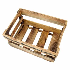Best Timbert Rustikale Weinkisten Holzkiste Vintage Schuhregal Weinregal Flaschen Regal aus Holz Handgemacht in Deutschland Geflammt Bar Deko Geschenk