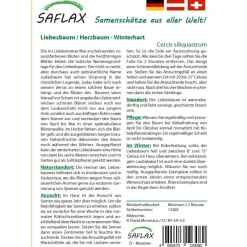 Best SAFLAX - Liebesbaum / Herzbaum - 60 Samen - Cercis siliquastrum