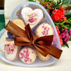 FeinLandsKeksbar Sag es mit Herzen 350g (32Eur pro Kg) zu Valentinstag, Muttertag, Kekse und Plätzchen wie selbstgebacken von FeinLand