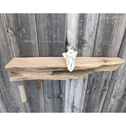 Schlüsselbretter & -Kästen^Holzdeko-Isny Schlüsselbrett aus Treibholz mit 4 Schlüsselhaken, Unikat!