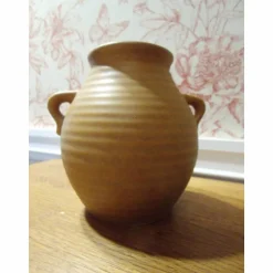 Deko-Objekte^CottageFurnitures Schöne dekorative Blumenvase Vase Gesteckvase Vintage mit schönen Rillen welche an einen Honigtopf erinnern