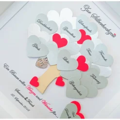 Sale Lovely picture frame & more Silberhochzeit Geschenk, Hochzeitsgeschenk, 25.Jahrestag,Bilderrahmen mit Daten,personalisiert
