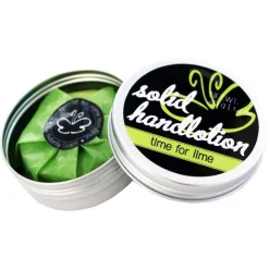 Handcreme^Eve Butterfly Soaps Solid Handlotion "Handzahm - Time for Lime" - Handcreme in fester Form (vegan) | Limette, Zitronengras