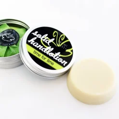 Handcreme^Eve Butterfly Soaps Solid Handlotion "Handzahm - Time for Lime" - Handcreme in fester Form (vegan) | Limette, Zitronengras