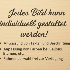 Best Kunstbluhme Steinbild Praktikum personalisiert – Handgefertigtes Unikat als Abschiedsgeschenk, STB-390
