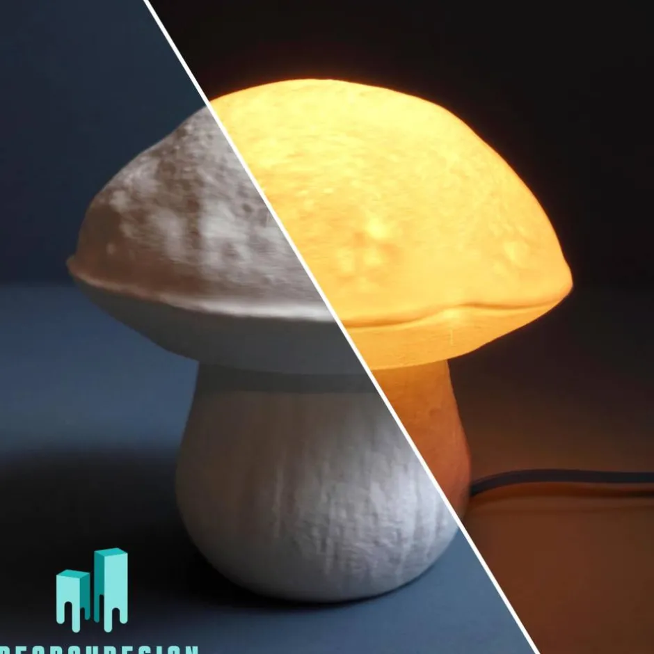 Nachttischlampen^ideabaydesign Steinpilz Lampe Pilz Lampe – Der natürliche Blickfang für dein Zuhause!