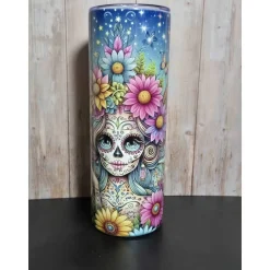 Anki-kreativ-Design Sugar Skull Fairy – Der stylische Thermobecher / Tumbler mit einzigartigem Design