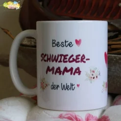 Becher & Tassen^HandsArt Handarbeit Tasse - Beste Schwiegermama der Welt
