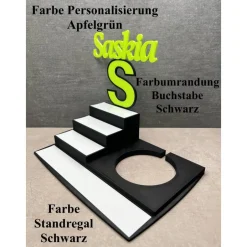 3DLukele Tonie Regal ,Standregal, bis zu 15 Tonies ,personalisiert , Geschenk , Kinderzimmer,Tonie Zubehör ,Tonie Box ,Aufbewahru
