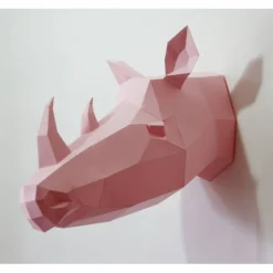 Clearance Paperwolf Trophäe Nashorn PRECUT "The Big Five" DIY 1