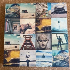 Wanddeko^BildArt verlassenes Schloß, Vietnam, Fotografie auf hochwertiger Multiplex Platte, Einzelstück, Transferdruck, handmade
