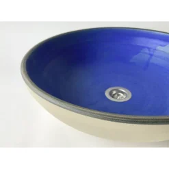 Atelier Schoening Waschbecken / Blau Ø 39 cm Höhe 12,5 cm