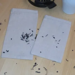 Kaffee- & Teekannen^muggels welt Zero Waste: Teebeutel für Teefilterhalter aus Biobaumwolle naturbraun in 2 Größen, Handarbeit